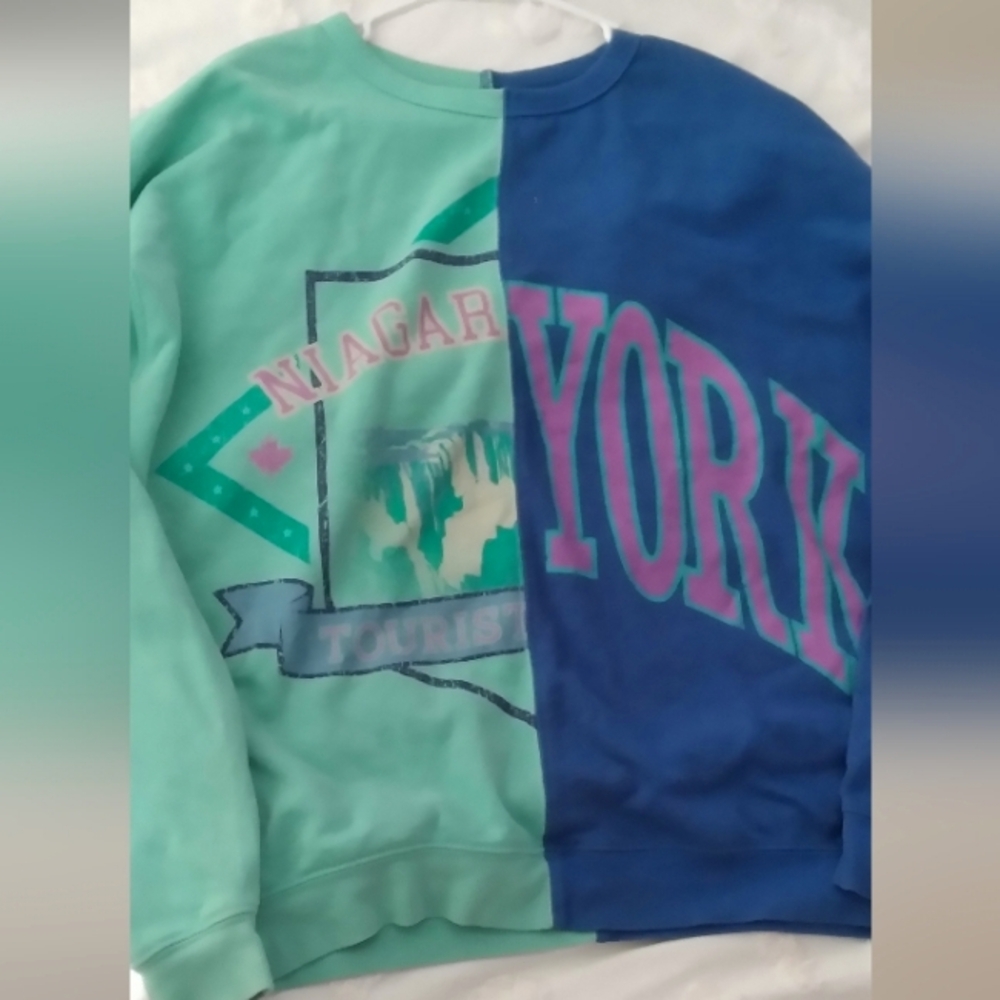 2 color sweatshirt